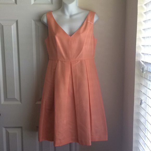 J. Crew Dresses & Skirts - J Crew apricot Kami classic faille Dress
